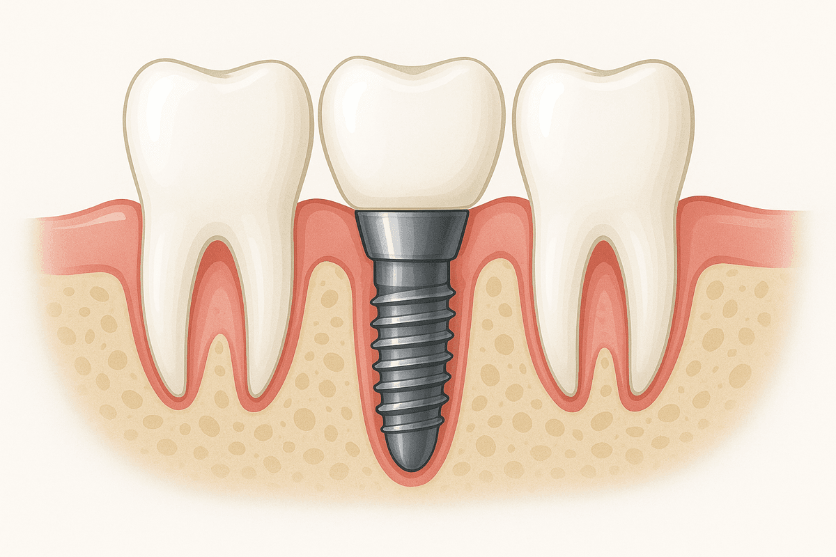Single & Multiple Tooth Implants illustration