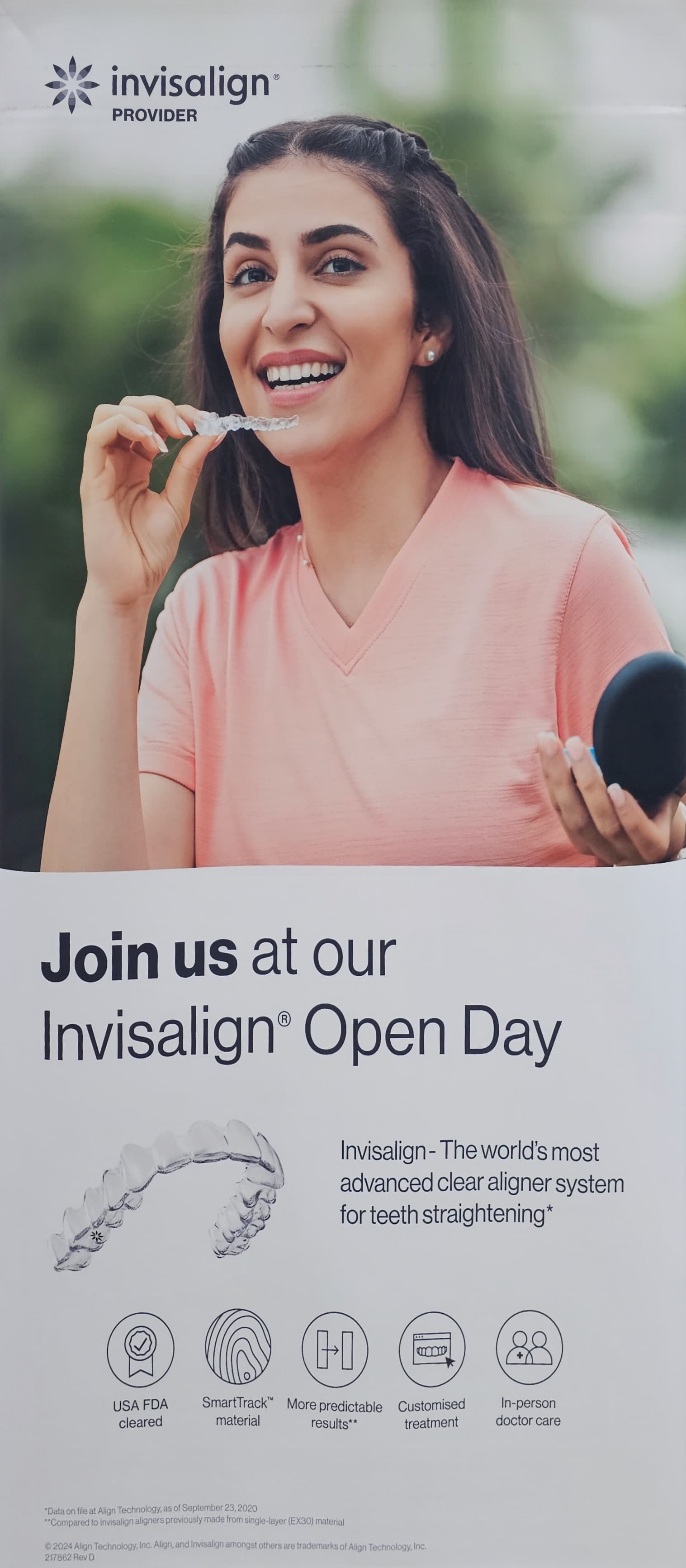 Invisalign treatment brochure and information